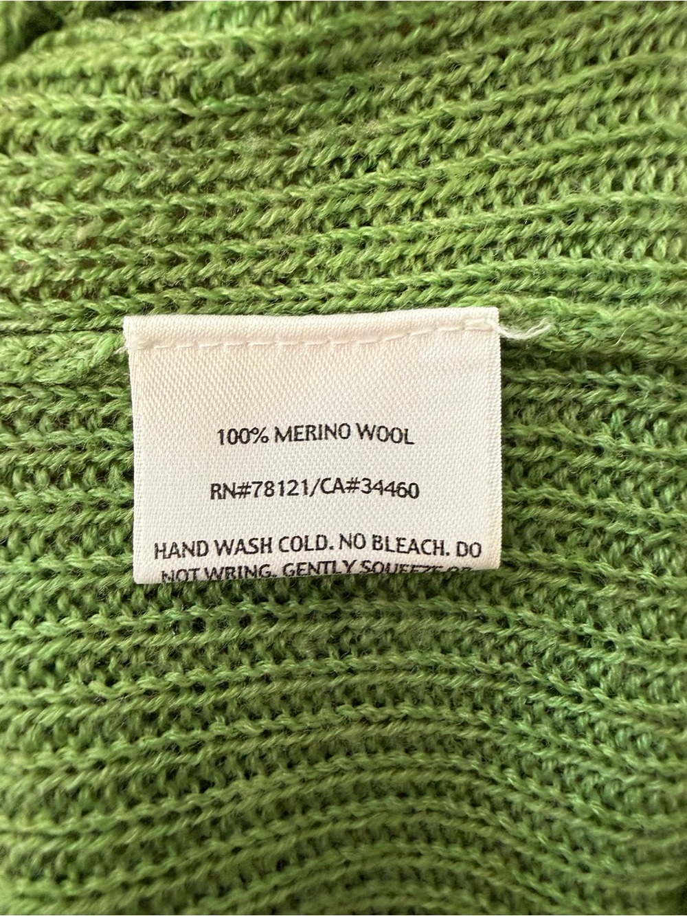 Eileen Fisher 100% Merino Wool Ribbed Button Front Cardigan Women’s Size XL - Picture 9 of 10